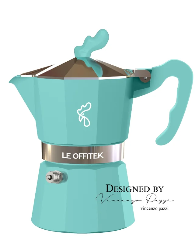 Le Offitek 1-Cup Pastel Moka Pot — Gifts & Accessories | Rostov's